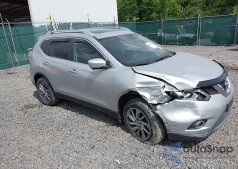 2015 Nissan Rogue Sl z USA, uszkodzony, nr VIN 5N1AT2MV5FC865028